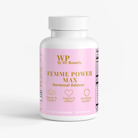 Femme Power supplement facts label Dr Rosario
