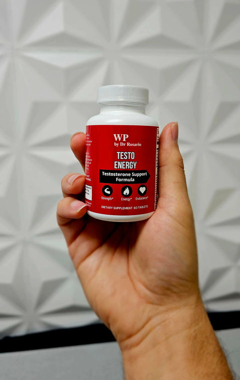 Testo Energy male vitality supplement with Tongkat Ali Maca
